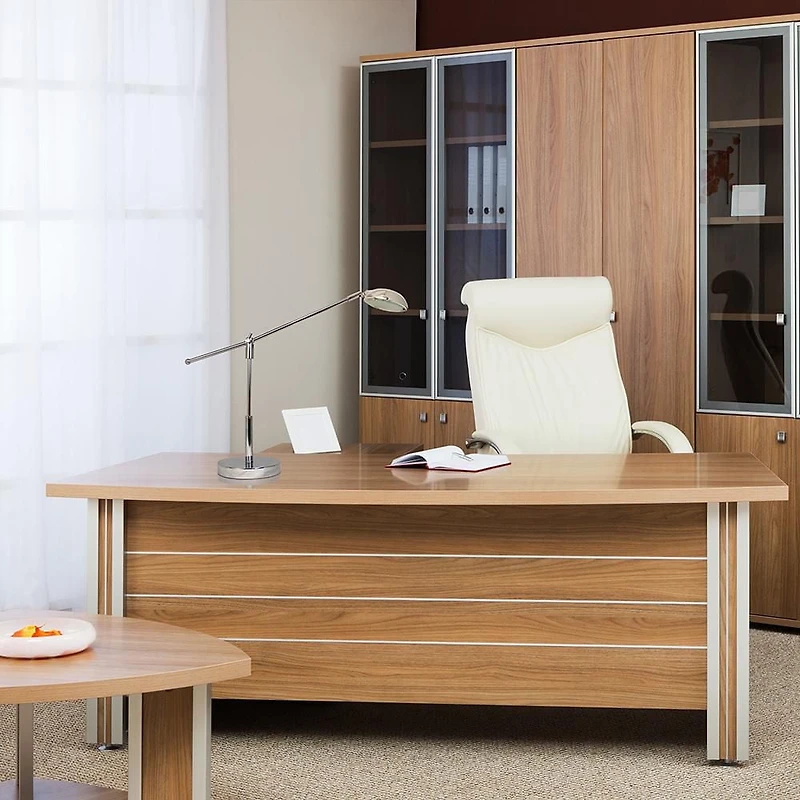 Lampe de bureau LED à bras d'équilibre 3W de conception simple avec tête pivotante