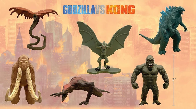 Godzilla V Kong Mini Monster Figurine - Hellhawk
