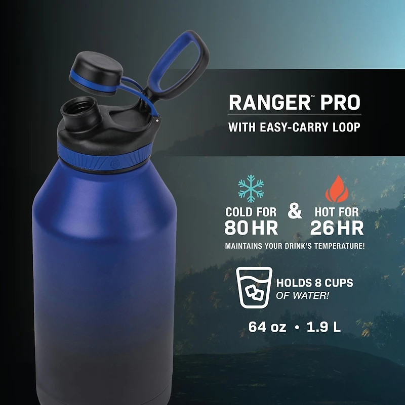 TAL Stainless Steel Ranger Water Bottle 64 fl oz, Pink