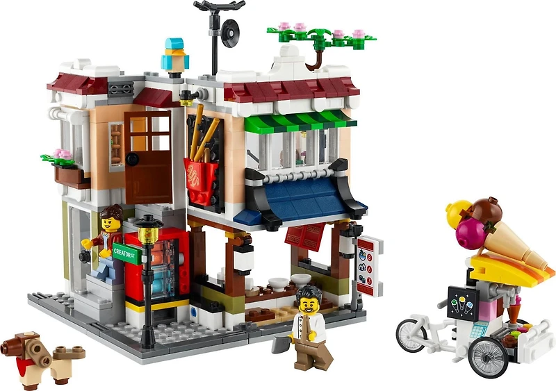 LEGO Creator Downtown Noodle Shop 31131 Toy Building Kit (569 Pieces)