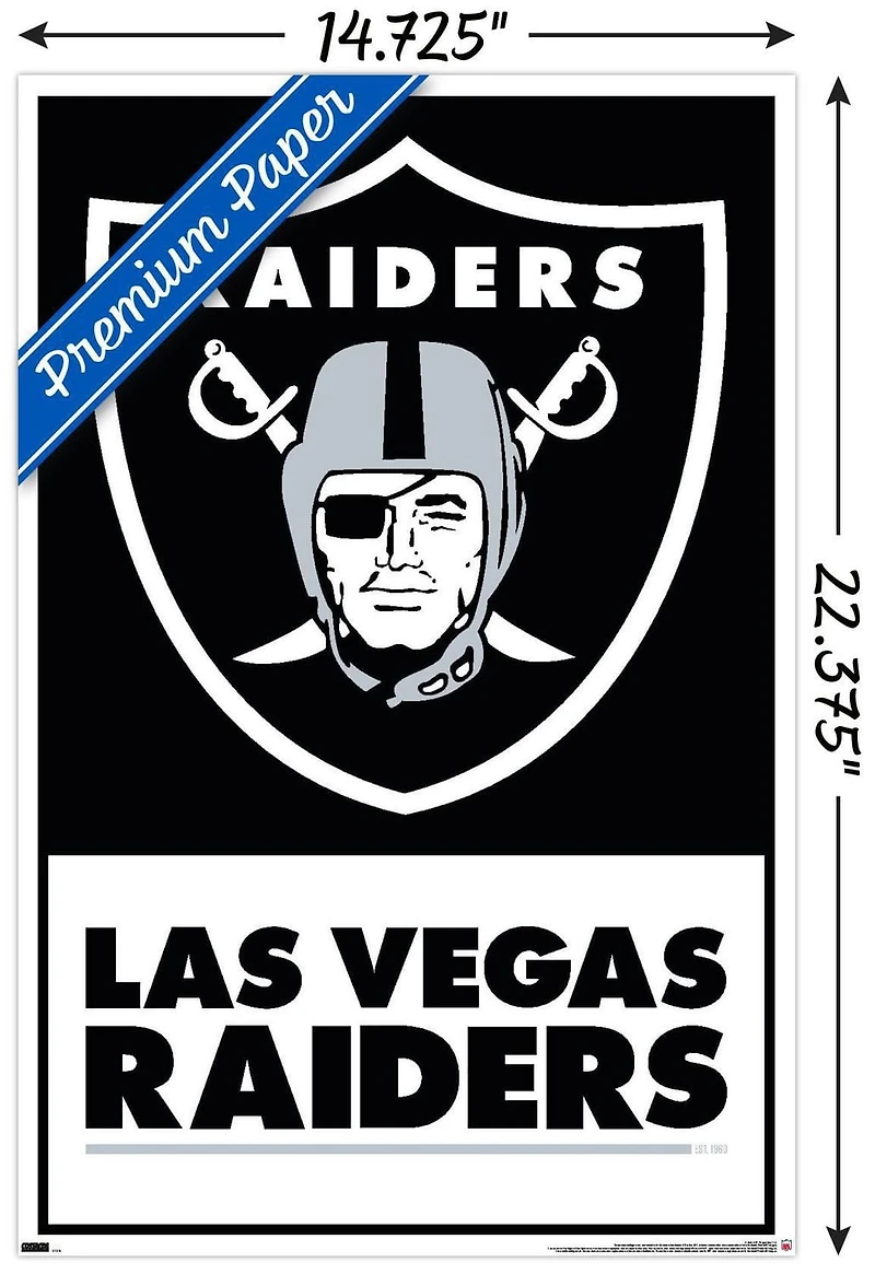NFL Las Vegas Raiders - Logo 21 Wall Poster