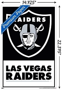 NFL Las Vegas Raiders - Logo 21 Wall Poster