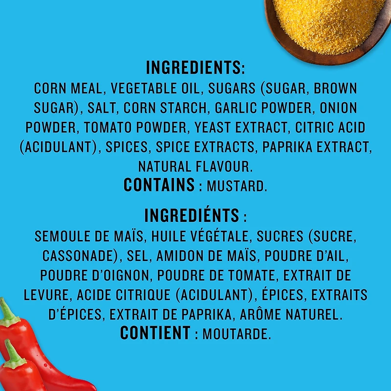 Angie’s BOOMCHICKAPOP® Gluten-Free, Non GMO, Sweet Chili Puffs, 170 g, A gluten free, Non GMO baked corn snack puffed in Canada.
