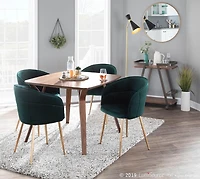 Lindsey Glam Chair by LumiSource