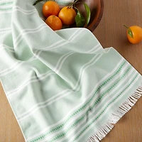 Ensemble de serviettes de cuisine Home Trends Fringe Stripe, 16 x 26 po, 2 pièces