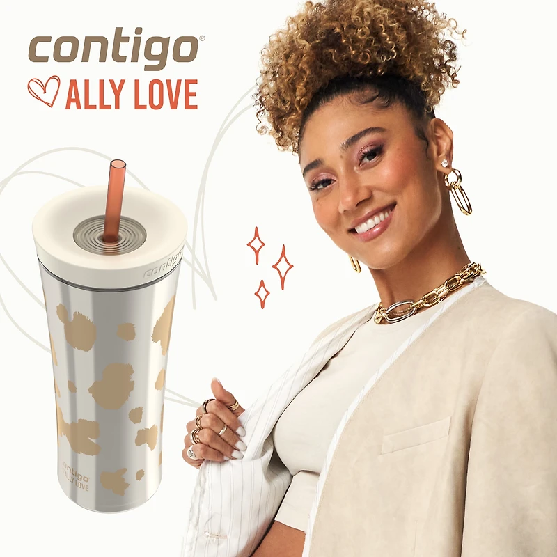 Contigo x Ally Love Streeterville AUTOCLOSE Shake & Go Tumbler, 20 oz (591 ml)