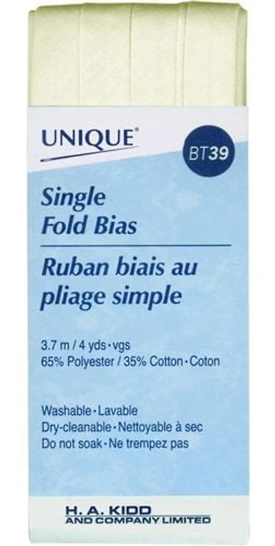Unique Single Fold Bias Tape, 13 mm x 3.7 m