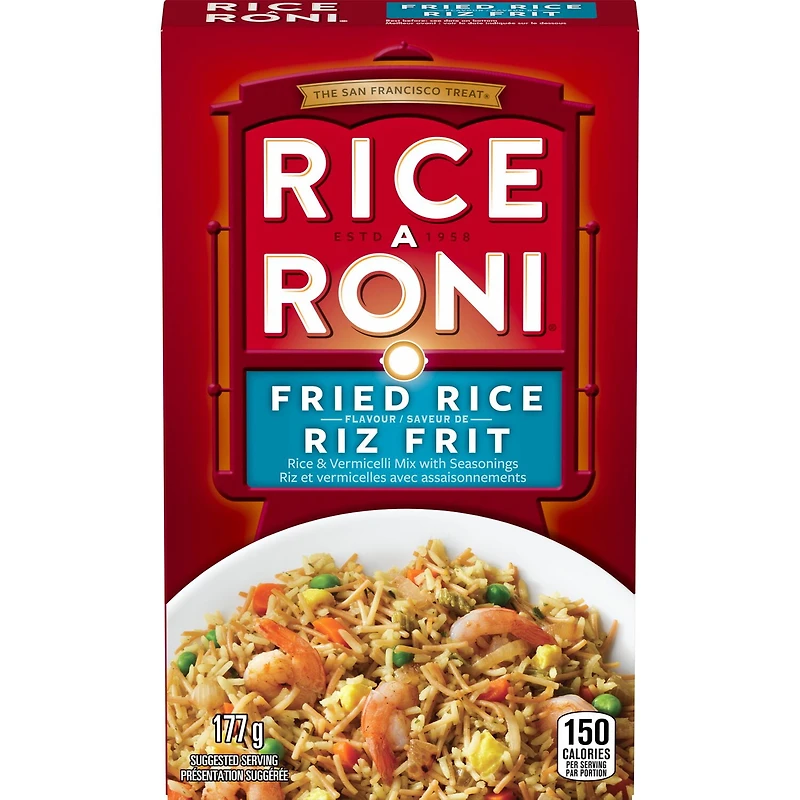 Rice-A-Roni Riz et vermicelle avec assaisonnements Saveur de Riz frit 177 g.