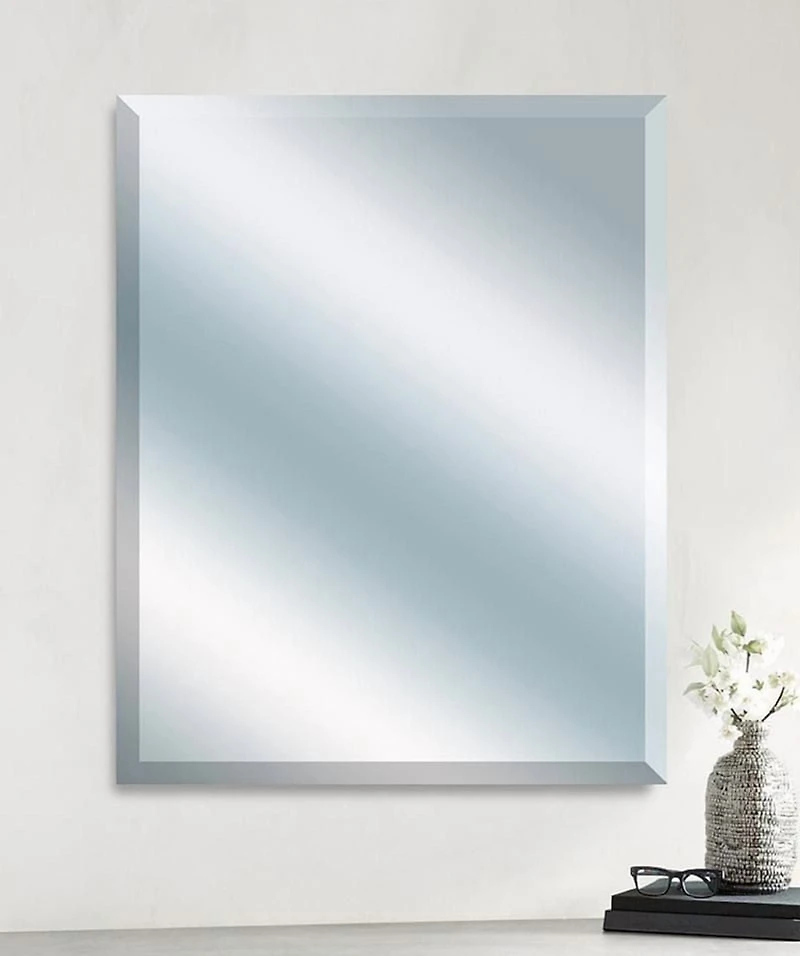 Hometrends miroir biseauté rectangulaire, Sans cadre, 15,75 x 22,7po