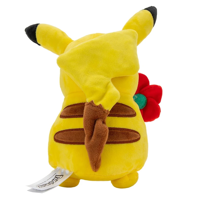 Pokémon 8" Valentines Plush - Pikachu holding Flower