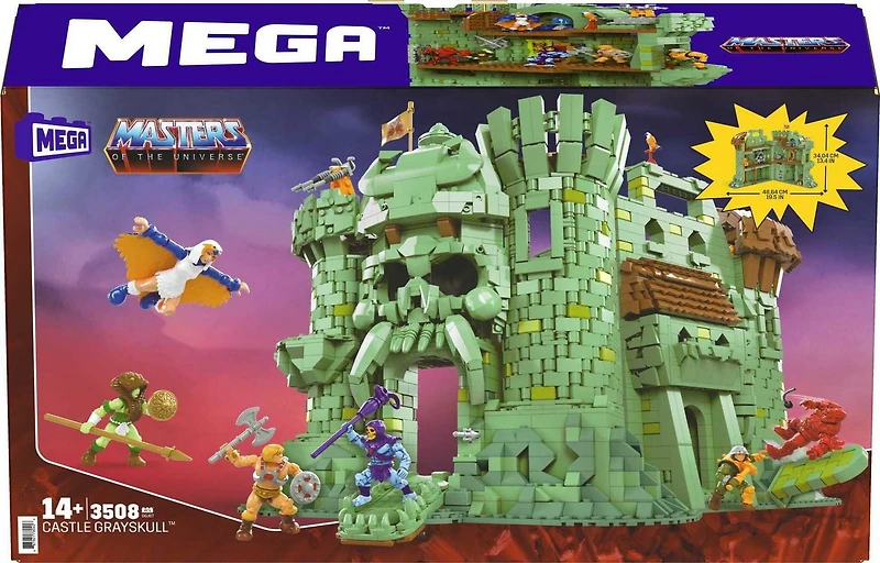 MEGA Masters of the Universe Castle Grayskull - 3410 Pieces