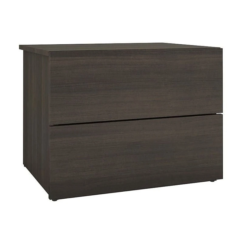 Nexera Icon 3 Piece Bedroom Set, Ebony and White