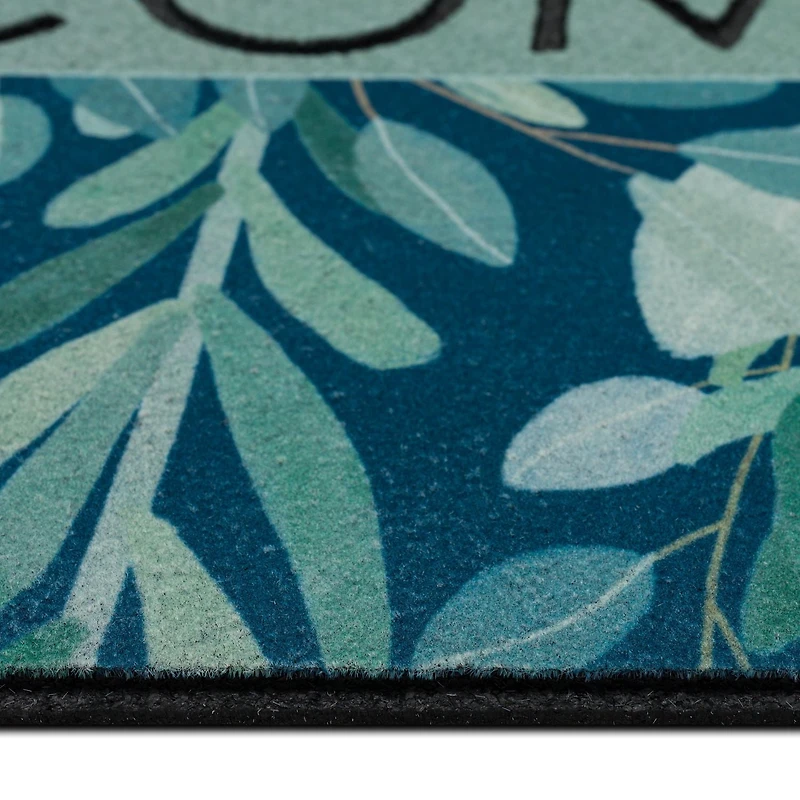 Mohawk Home - Tapis d’entrée vert sauge Peaceful Eucalyptus de 45,72 cm x 76,2 cm (1 pi 6 po x 2 pi 6 po)