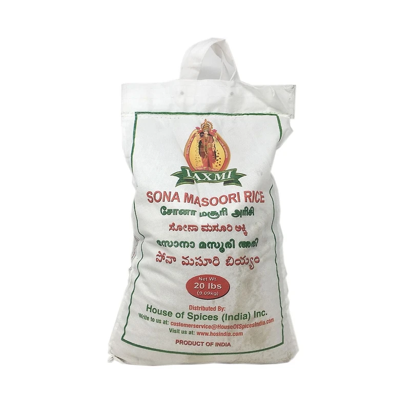 Riz Sona Masoori 9,09 kg 20 livres