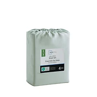 Mainstays Soft, Easy Care, Microfiber Sheet Set – Solid, Available Sizes: Twin, Double, Queen