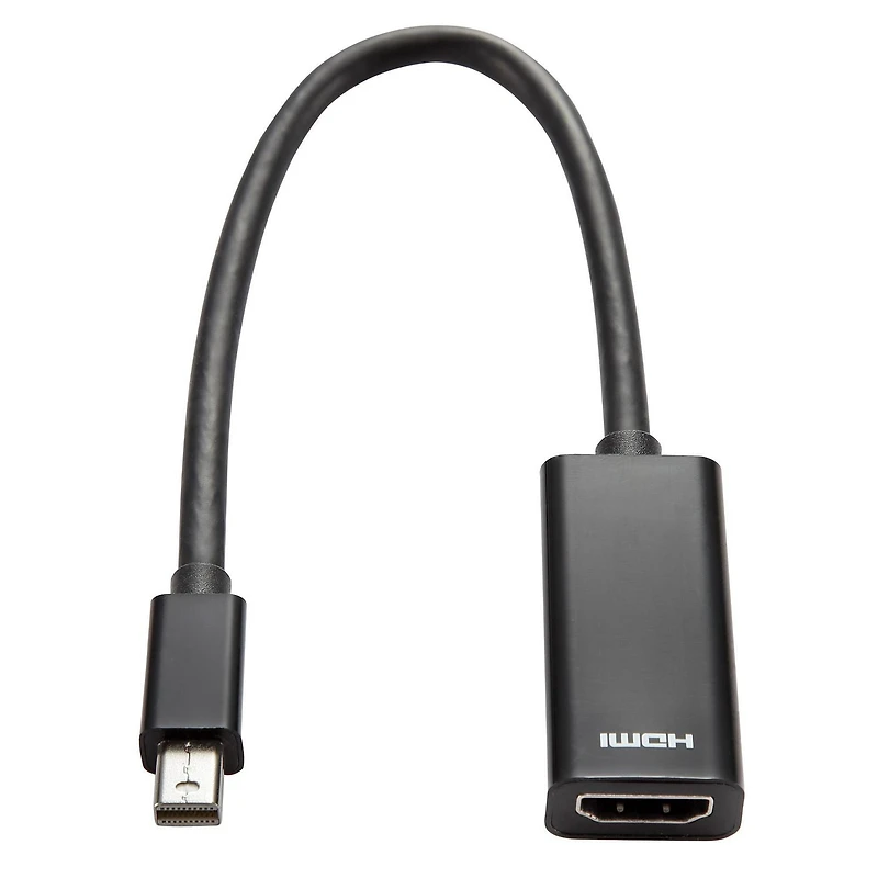 ONN ™ Mini Display Port to HDMI Adapter (Black)