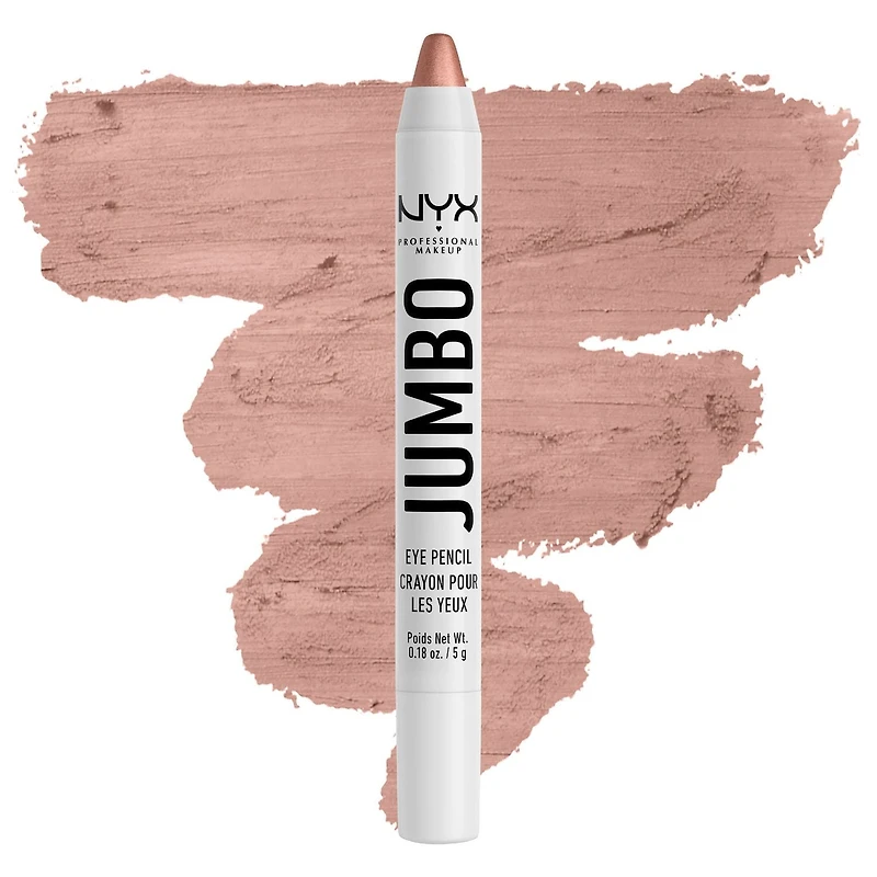 NYX PROFESSIONAL MAKEUP, Crayon Jumbo pour les yeux, Iced Latte Peut être aiguisé
