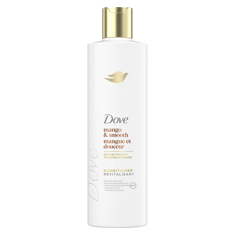 Revitalisant pour cheveux ternes et secs, Dove Mangue et Douceur avec technologie Soin Bio-Protéine Liquide, 355mL 355 ML