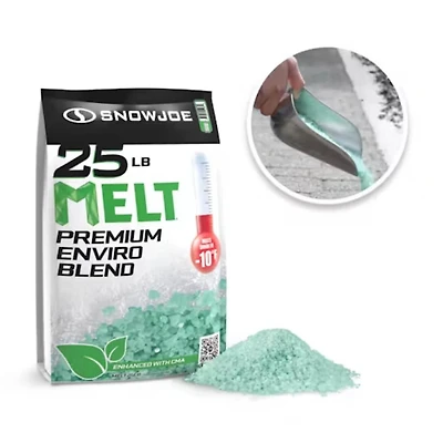 Déglaçant écologique de qualité supérieure Snow Joe MELT, sac refermable de 25 lb, avec CMA, sans danger pour les animaux