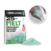 Déglaçant écologique de qualité supérieure Snow Joe MELT, sac refermable de 25 lb, avec CMA, sans danger pour les animaux