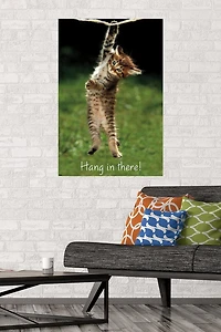 Famous Kitten Hang In There Poster Wall Poster