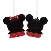 Décorations Hallmark de Noël (Mickey et Minnie, peluches magnétiques Better Together), ensemble de 2 peluches