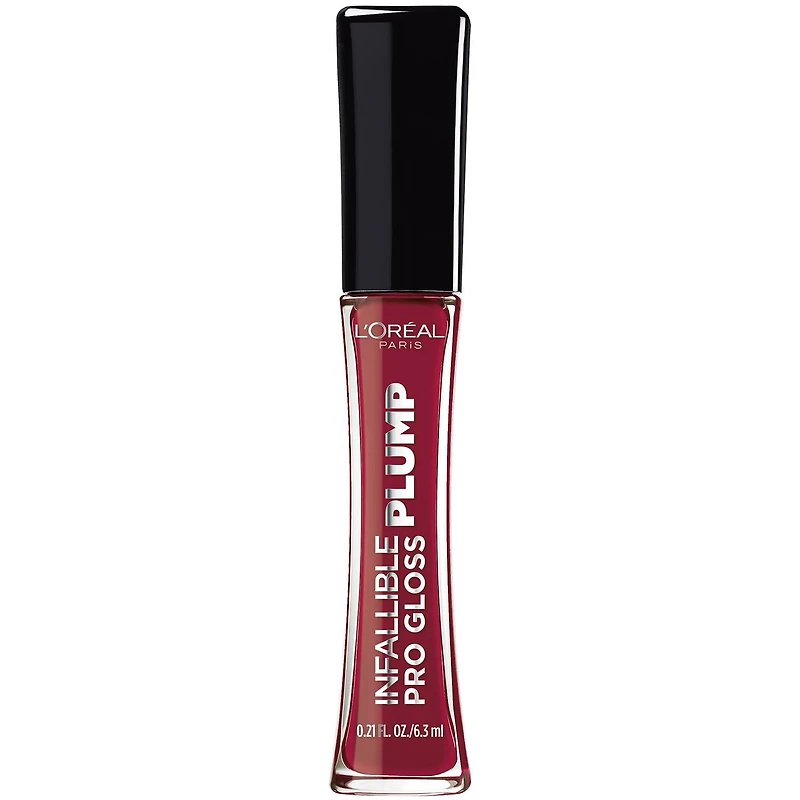 L'Oreal Paris Infallible Pro-Gloss Lip Plumper with Hyaluronic Acid, Mirror 600, 0.21 fl. oz.