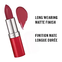 Rimmel Rouge à lèvres mat Lasting Finish, longue tenue, crémeux et doux, contient de la poudre de diamant, 100% Sans Cruauté Fini Matte