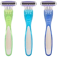 Equate Women's 4 Blade Disposable Razors, 3 Razors
