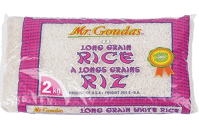 MG WHITE RICE - FRENCH MR GOUDAS RIZ