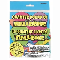 Quarter Pound Asst Balloons, Quarter Pound Asst Balloons