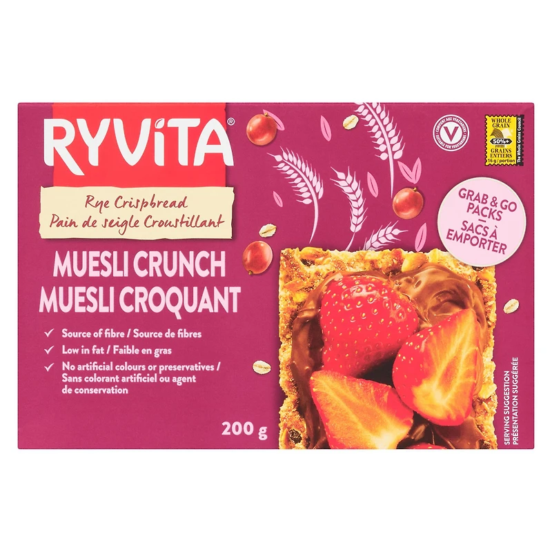 RYVITA MUESLI PAIN CROUSTILLANT 200GR
