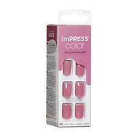 KISS ImPRESS Color - 30 faux ongles, courts Gel en minutes