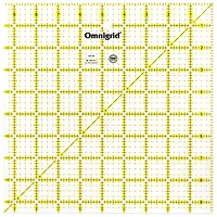 Omnigrid Règle carrée à courtepointe (4-1/2 po, 6-1/2 po, 9-1/2 po et 12-1/2 po)