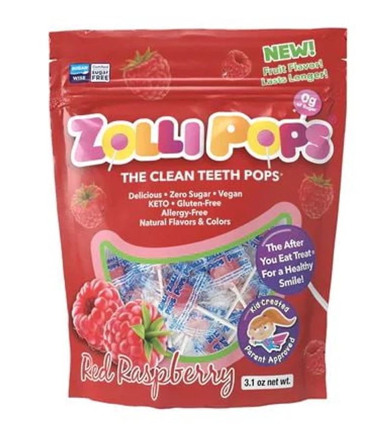 Zollipops Pochette Lollypops Framboise 88g Pochette Lollypops Framboise