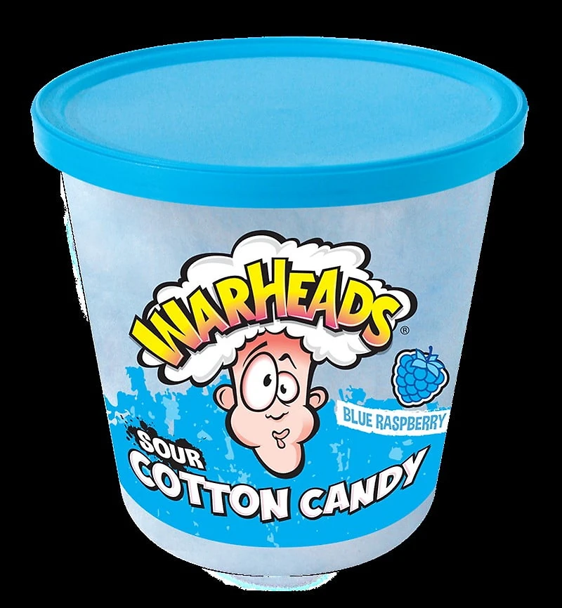 BLUERASPBCOTTONCAN - FRENCH E-KML BARBE A PAPA