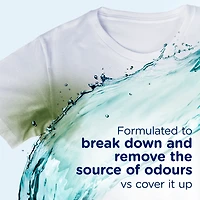 Downy Rinse & Refresh Free & Gentle Laundry Odour Remover and Fabric Softener, Fragrance Free, No Dyes or Heavy Perfumes, 1.43 L