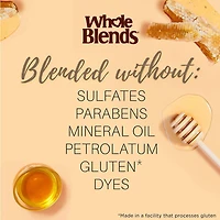 Garnier Whole Blends Sulfate Free Conditioner, For Damaged Hair, Up To 72 Hours of Deep Care, Honey Treasures, 355ml