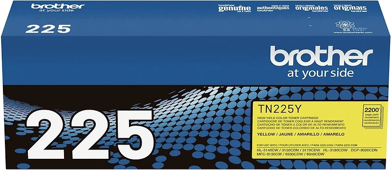 Brother TN225Y Toner Cartridge - Yellow