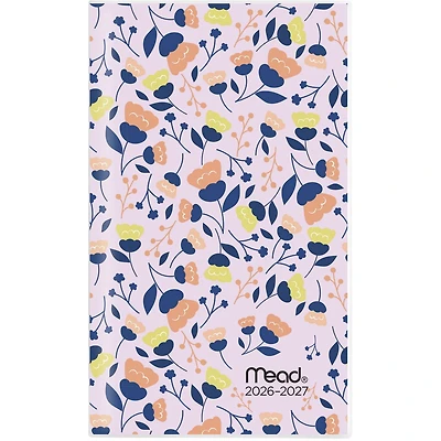 Agenda de poche 2 ans Mead® 2026 – Feuillage floral Agenda