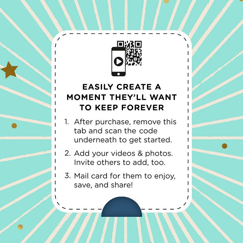 Carte de fête avec vidéo à personnaliser – « Cheers » – Hallmark (Enregistrez votre propre message vidéo)