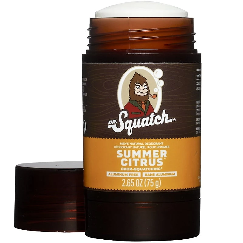 Dr. Squatch Natural Deodorant for Men - Summer Citrus