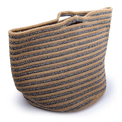 Truu Design Decorative Rope Storage Basket with Handles
