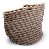 Truu Design Decorative Rope Storage Basket with Handles
