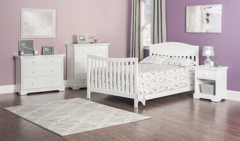 Child Craft Dresden 4-in-1 Convertible Crib, Matte