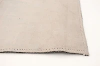 ECARPETGALLERY 3'9" x 5'9" Contemporary Cowhide Patchwork Handmade Area Rug for Living Room, Dining Room and Bedroom in Grey