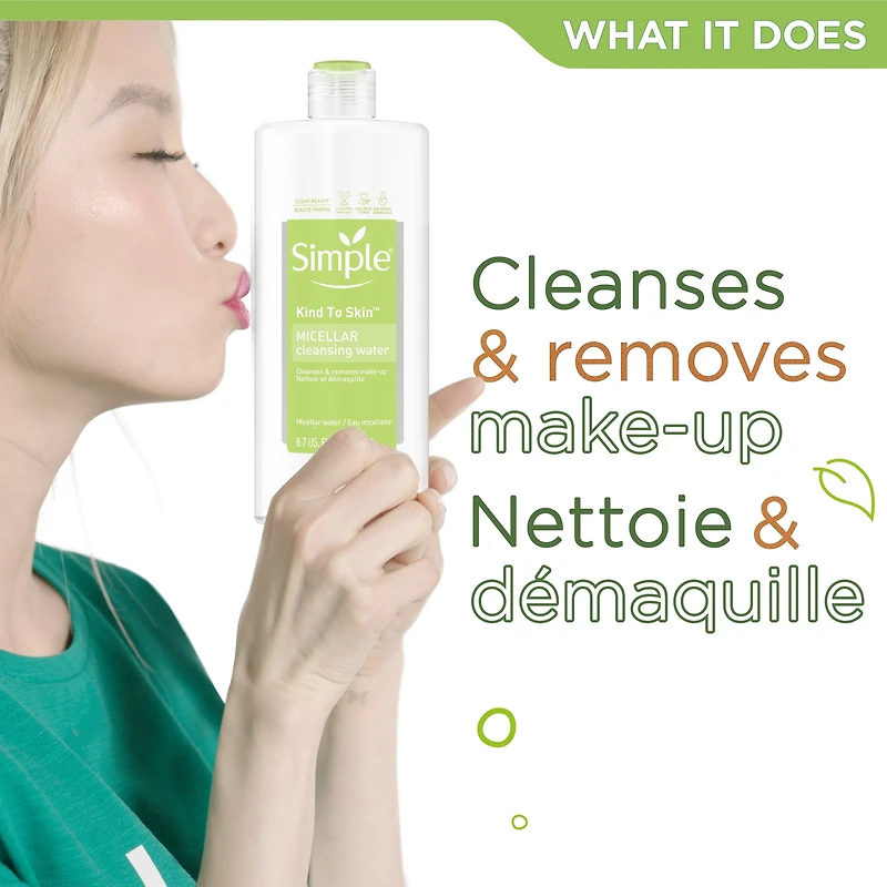 Simple Kind to Skin Micellar Water Cleanser & Makeup Remover
