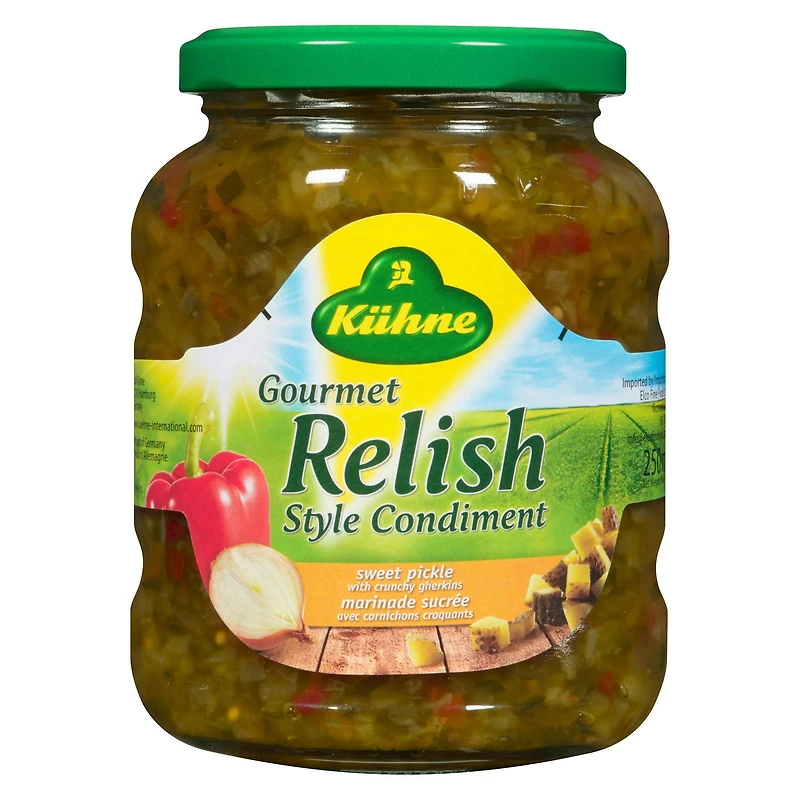 Kuhne Relish aux cornichons sucrés 250ml HUSKY RELISH SUCR?E CORNIC