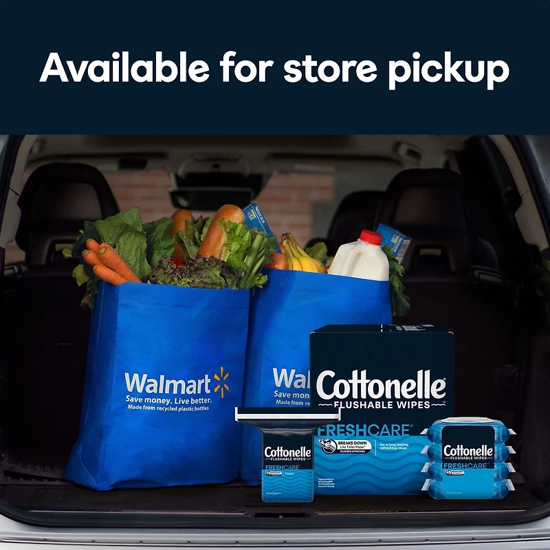 Cottonelle Paquet Rabattable de Lingettes Humides Jetables 336 Unites