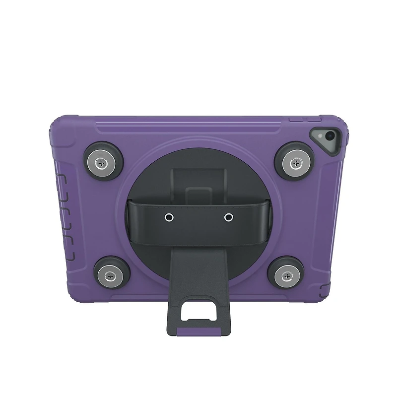 CTA Digital Magnetic Splash-Proof Case with Metal Mounting Plates for iPad 7th and 8th Gen 10.2-in, iPad Air 3 and iPad Pro 10.5-in - Purple